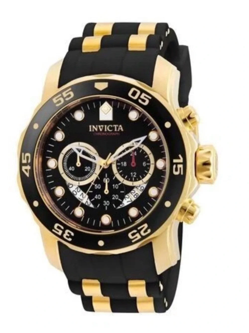 Invicta Men's 6981 Pro Diver Quartz Multifunction Black Dial Watch - Blac